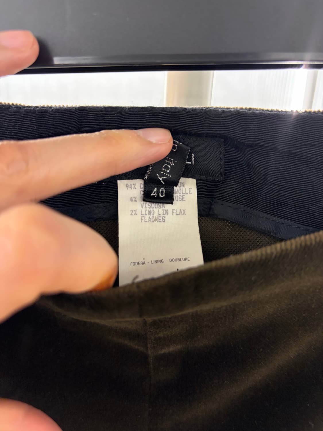 Romeo Gigli Velvet pants 40 상품이미지4