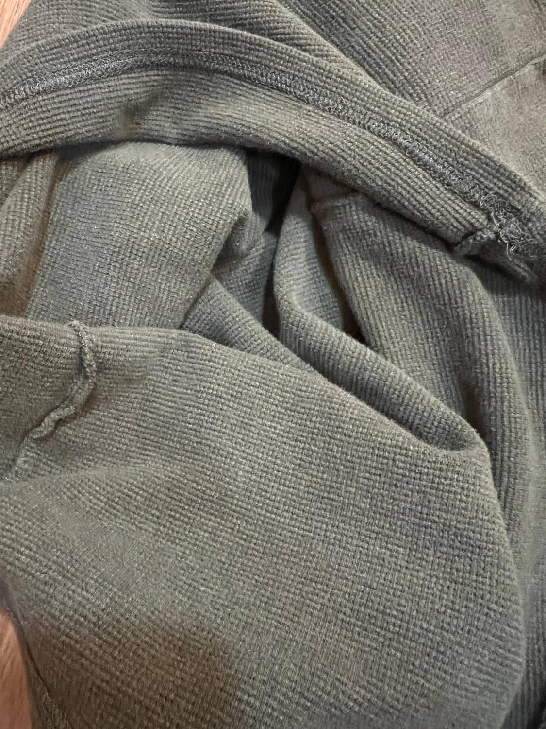 폴로랄프로렌 여성 카키 와플티셔츠 브이넥반팔티셔츠 상품이미지5