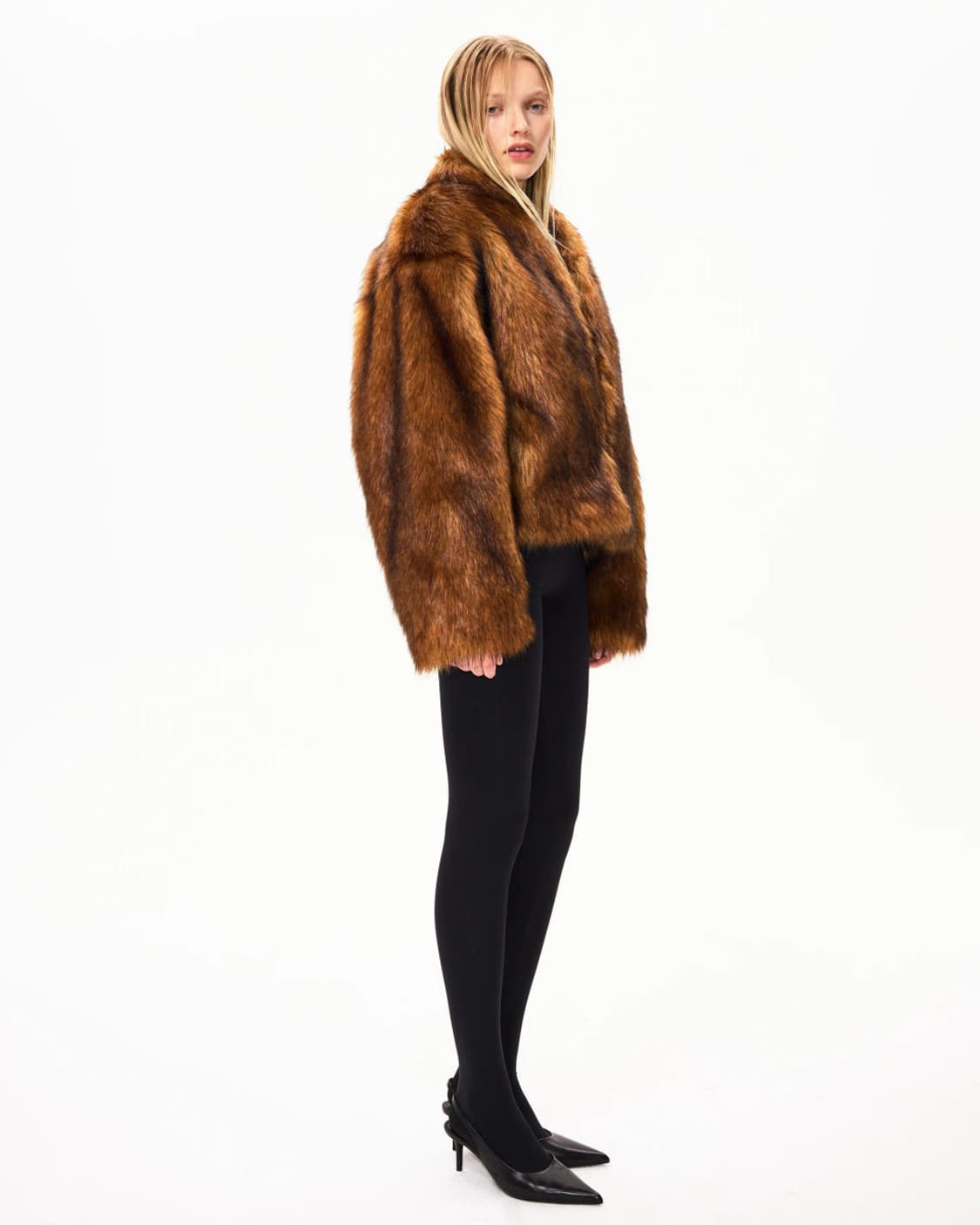 KHY 카일리제너 faux fur jacket XS 상품이미지2
