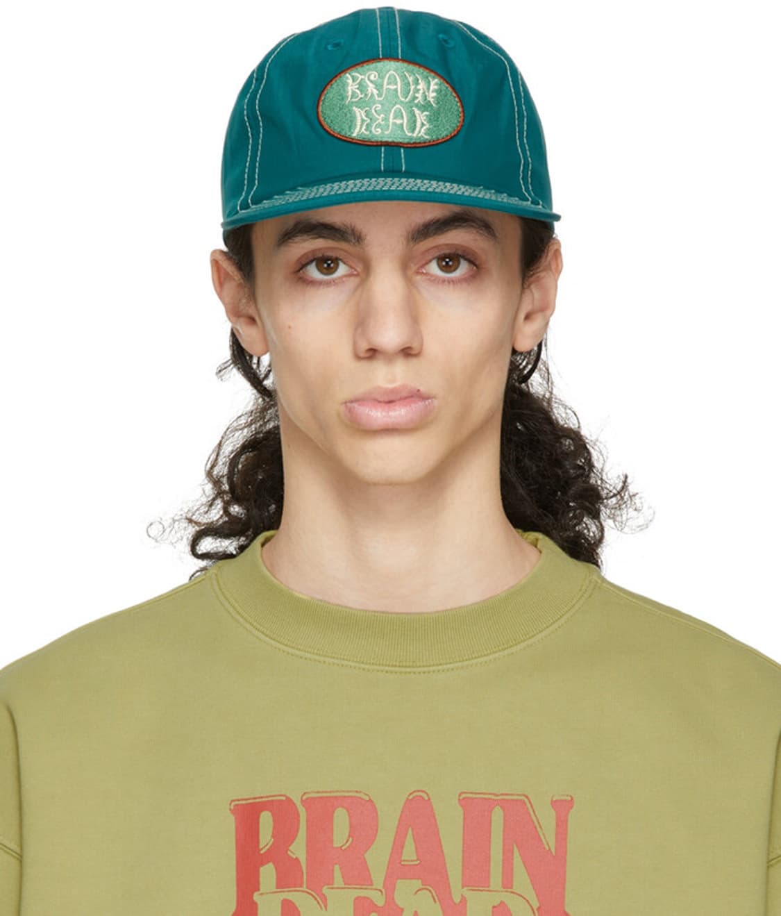 Brain Dead - Green Bugs Lyfe Cap 상품이미지4