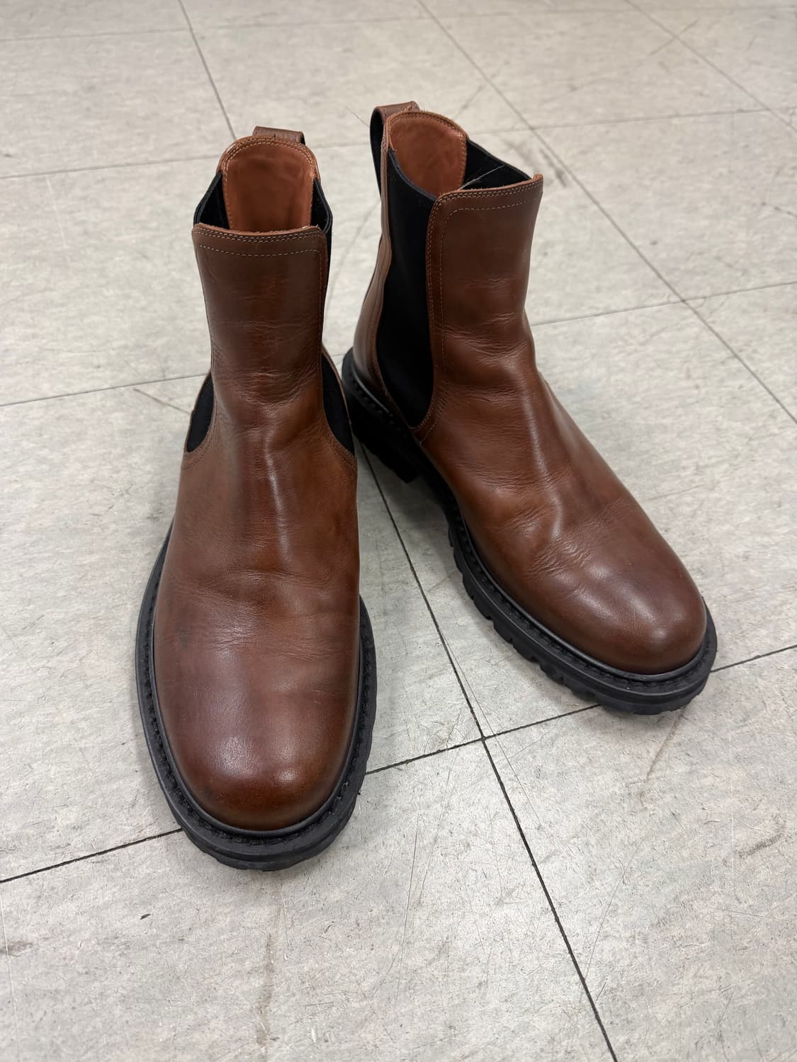 드리스반노튼 첼시부츠 브라운 상품이미지2