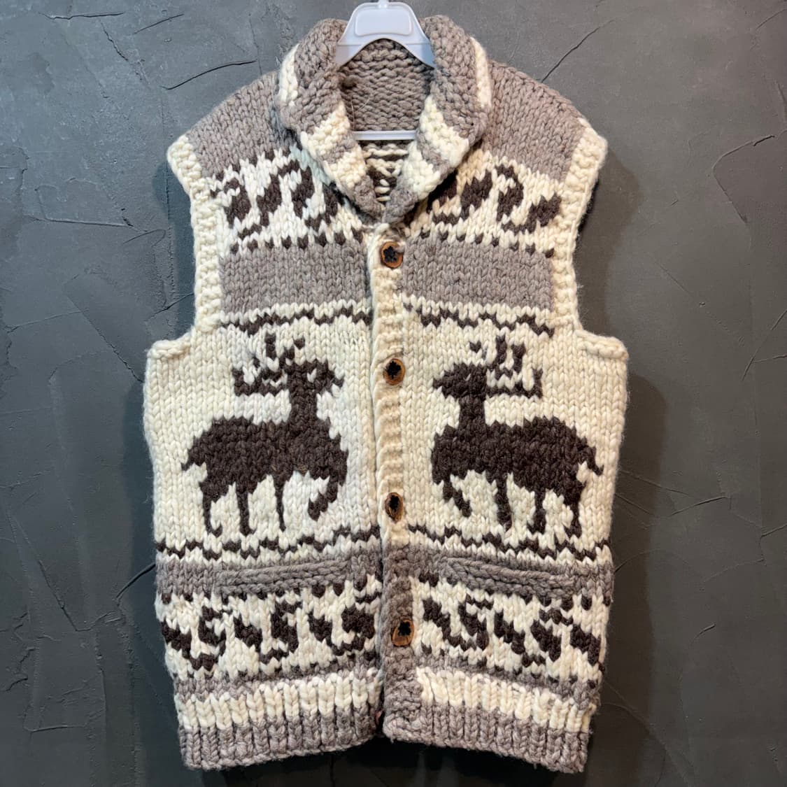 [L] CANADA VINTAGE 캐나다 코위찬 베스트 상품이미지1