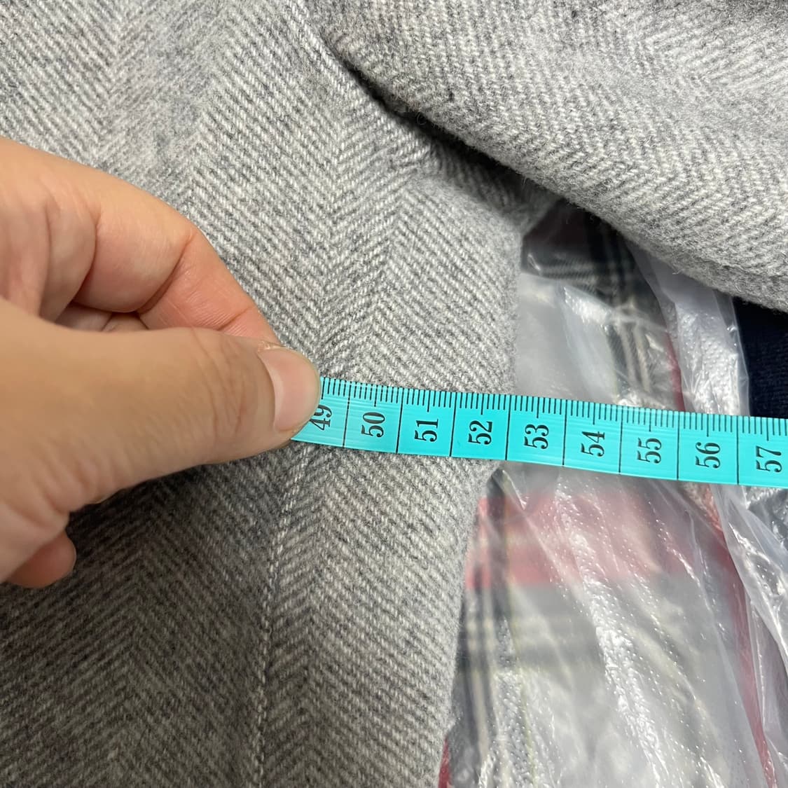 솔리드옴므 캐시미어 헤링본자켓 EU48 상품이미지5