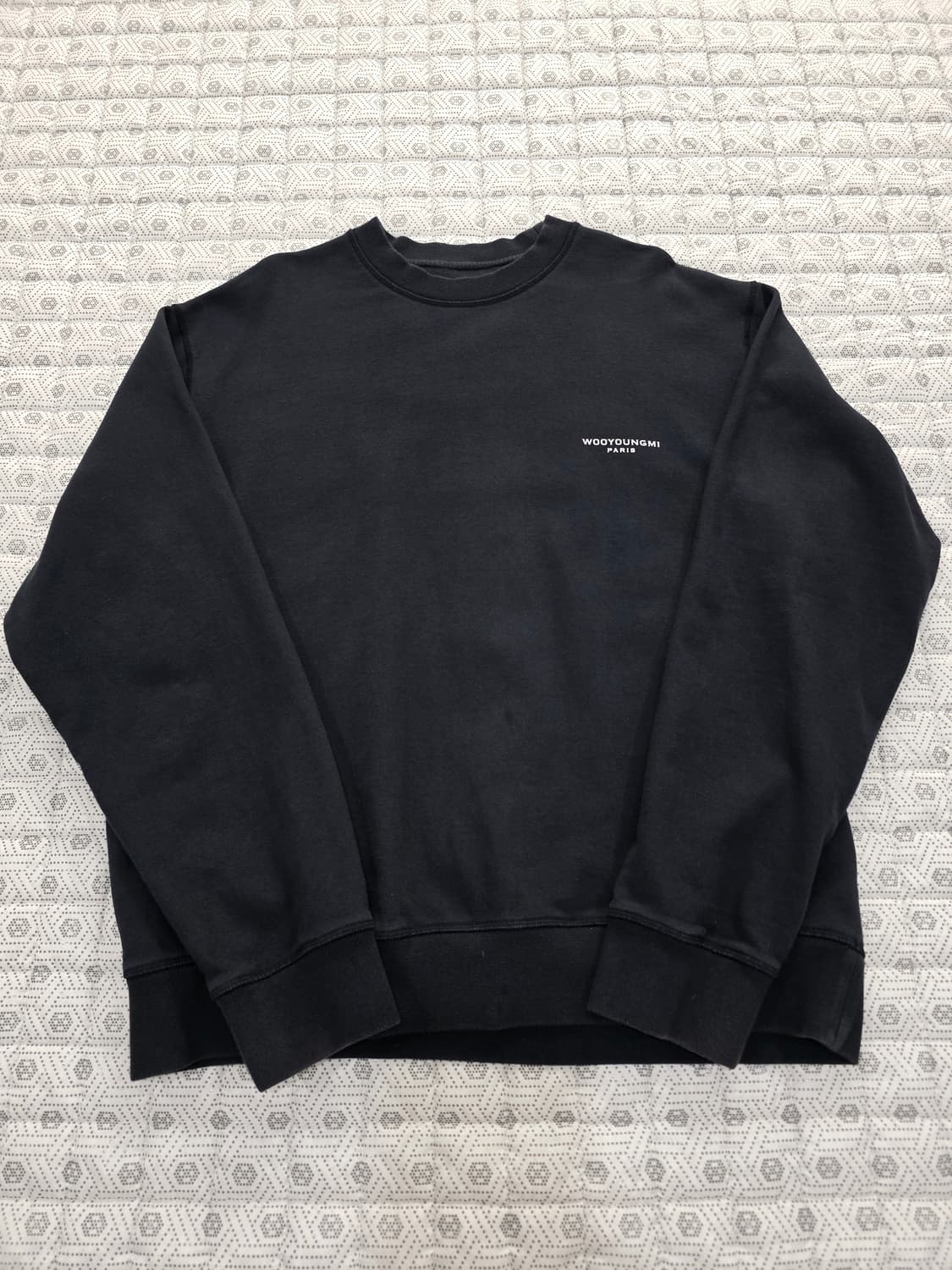 우영미 WOYOUNGMI 블랙 맨투맨 100 상품이미지3