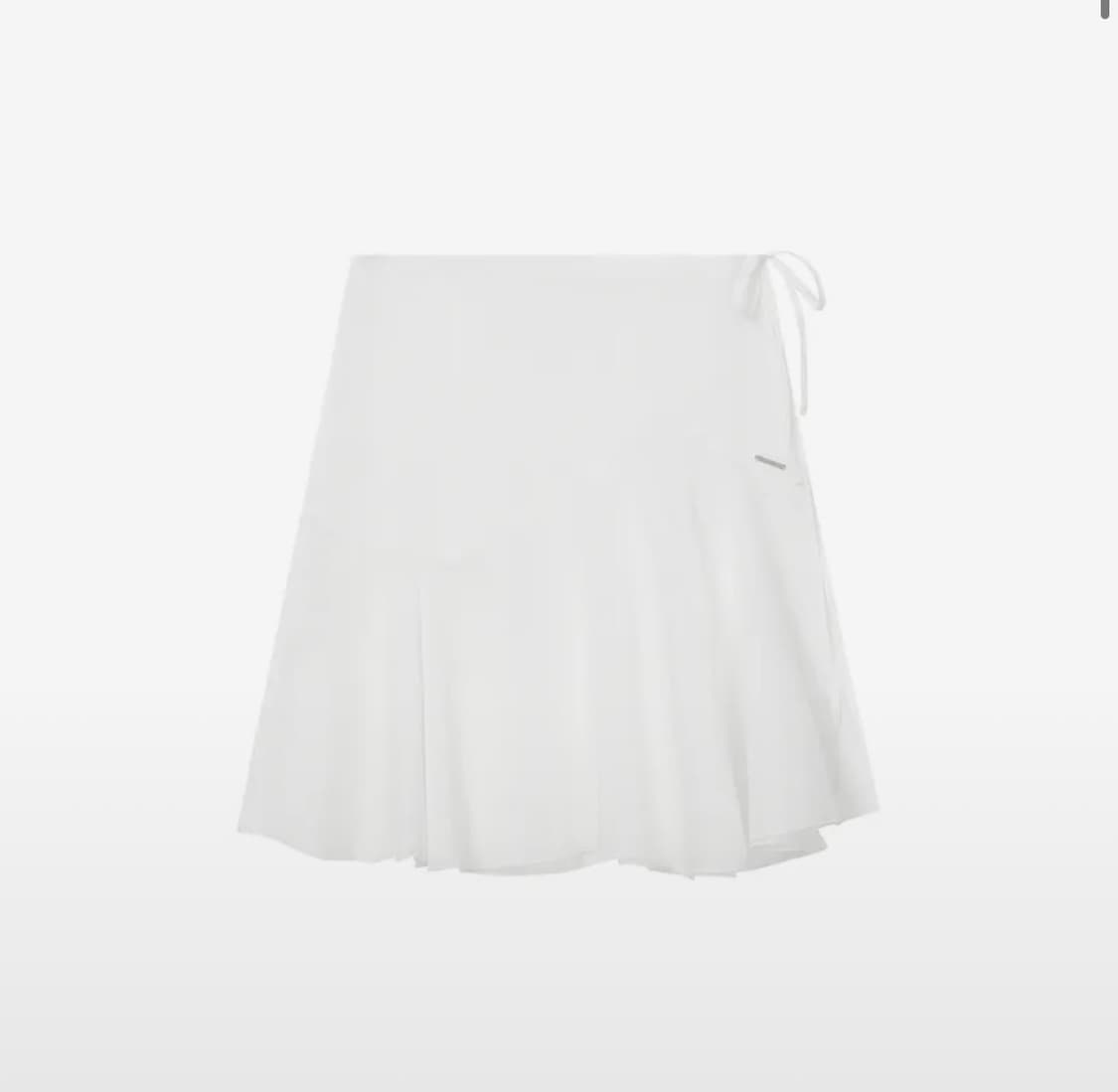 미세키서울 Sheer layered wrap skirt WHITE 상품이미지2