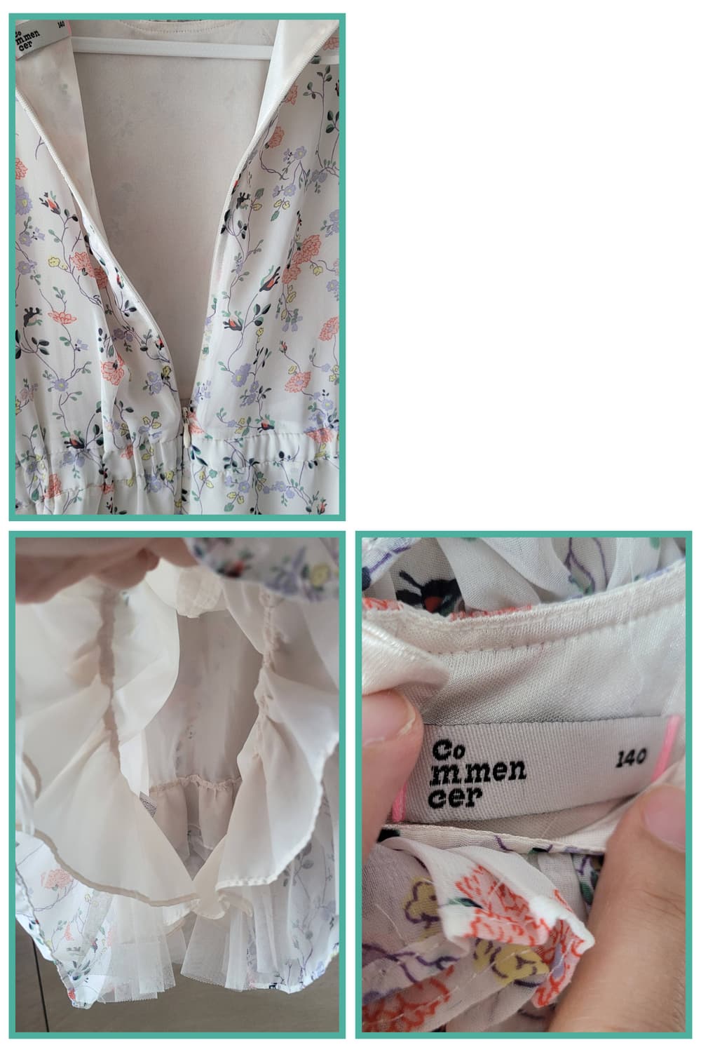 (여아140사이즈) 상의4,하의3,외투2,원피스1(일괄10개) 상품이미지4