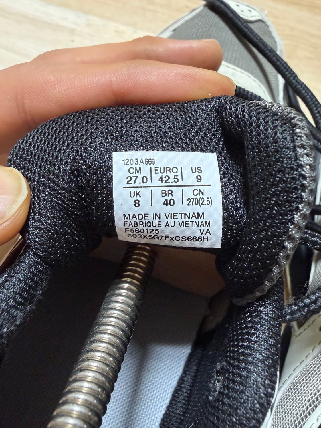 아식스 젤 벤쳐 6 런닝화 밍크 바닐라 270 상품이미지5