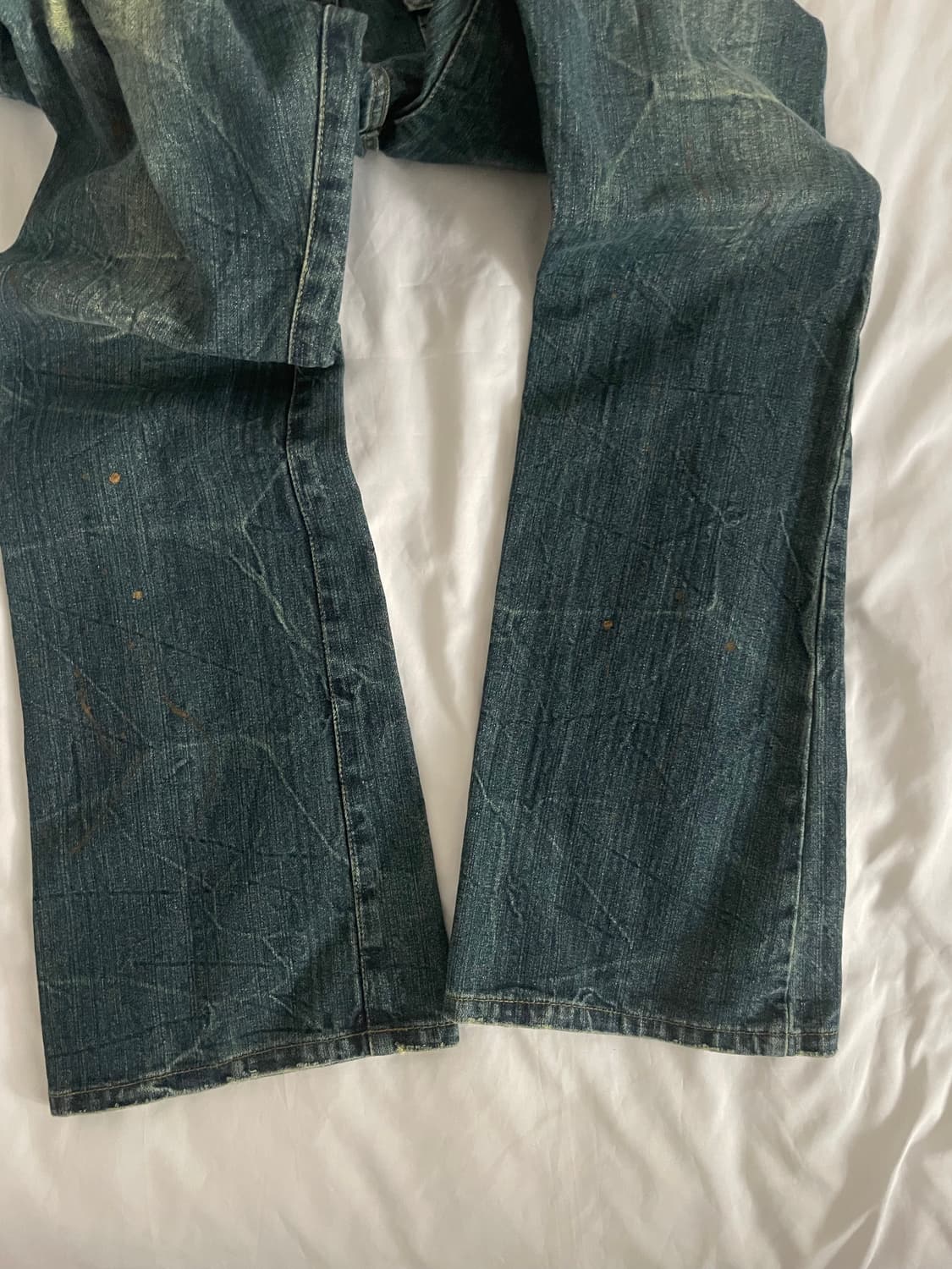 빈티지 y2k 워싱데님부츠컷팬츠 상품이미지6