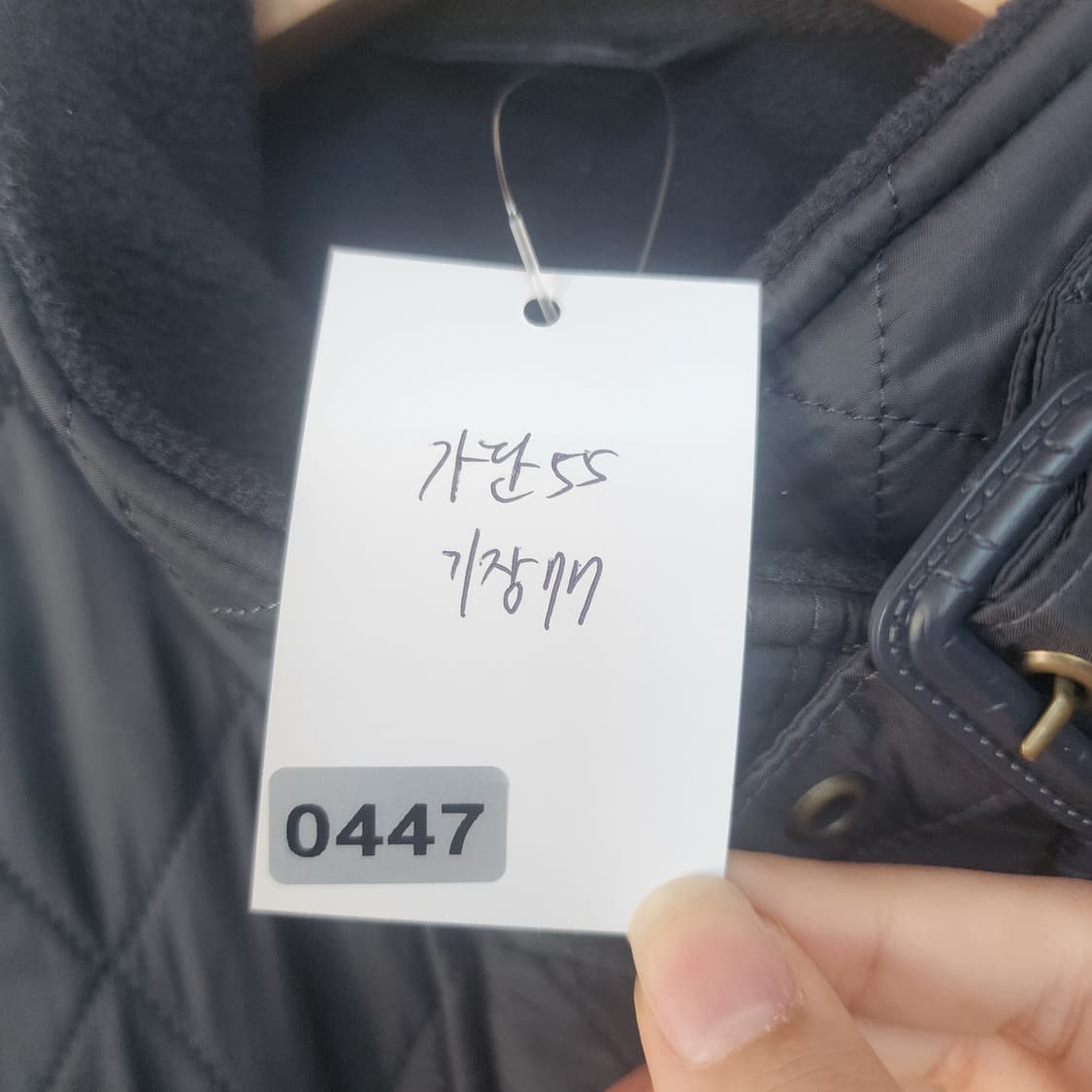 바버 퀼팅 자켓 블랙 상품이미지8