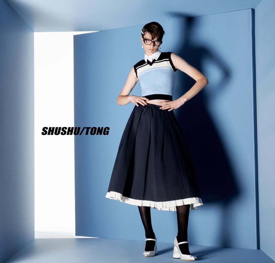 Shushutong 23AW 니트 베스트 상품이미지3