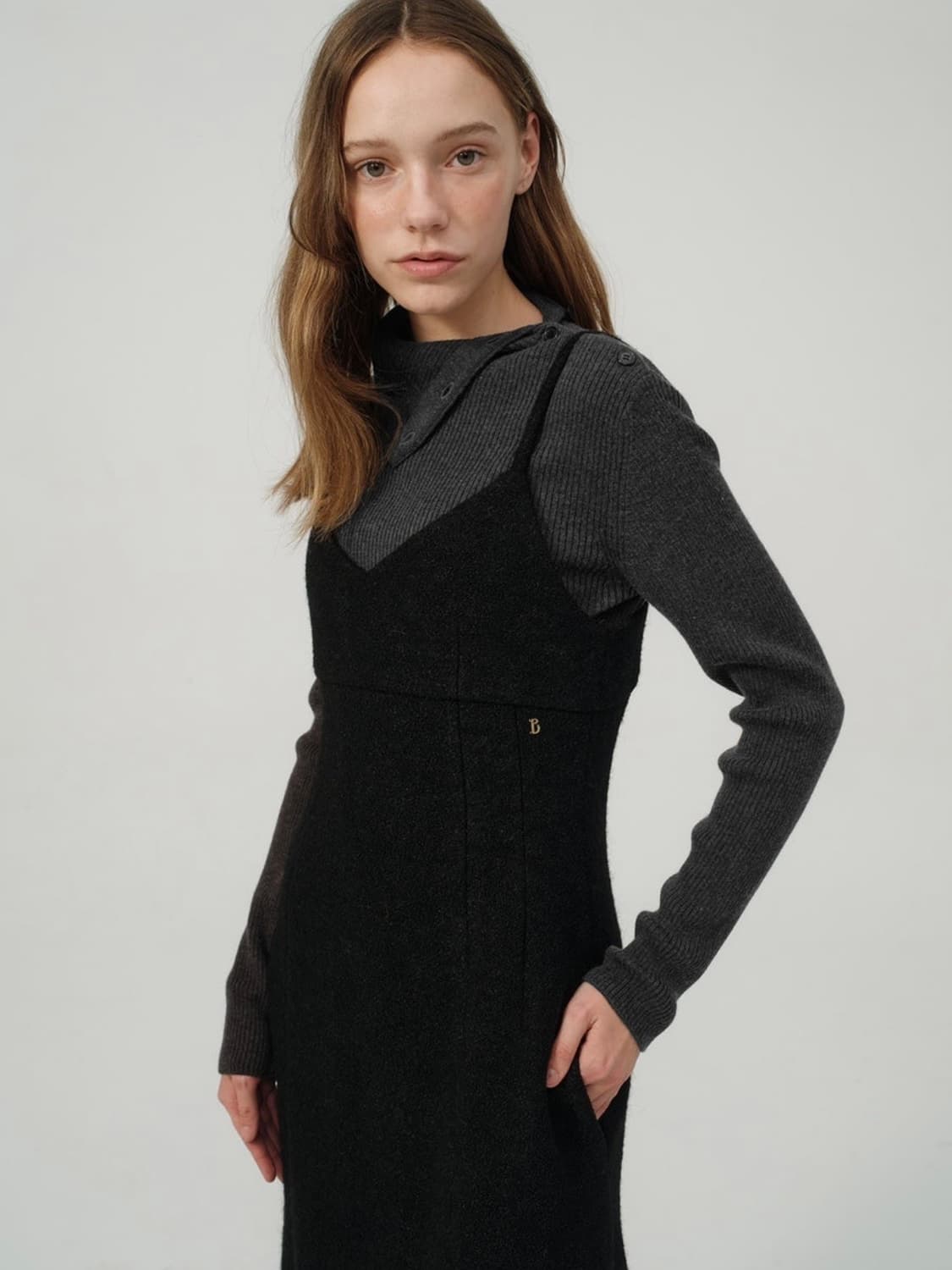 더바넷 wooly dress _black (미칙용, 새제품) 상품이미지2