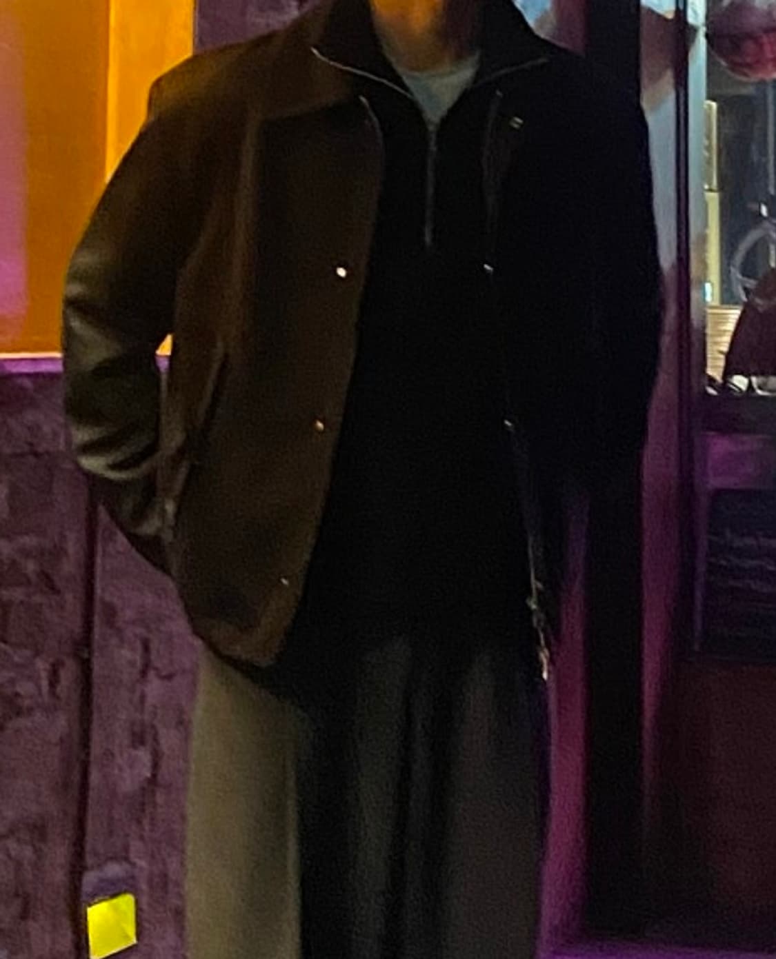 새상품 PSYCHIARTIS사이키아티스트 타이 블루종 코튼버젼 블랙 50 상품이미지10