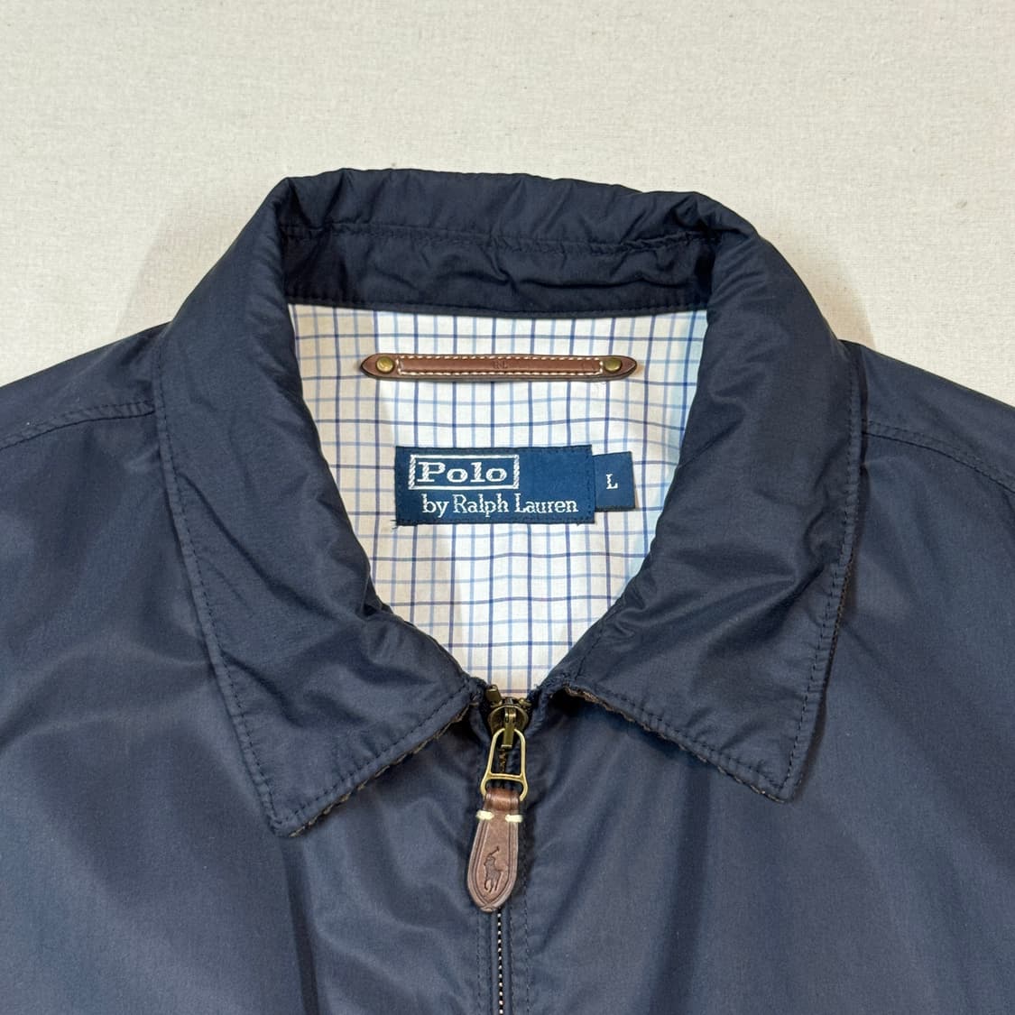 L) 폴로 랄프로렌 네이비 블루종 바람막이 자켓 봄가을용 상품이미지5