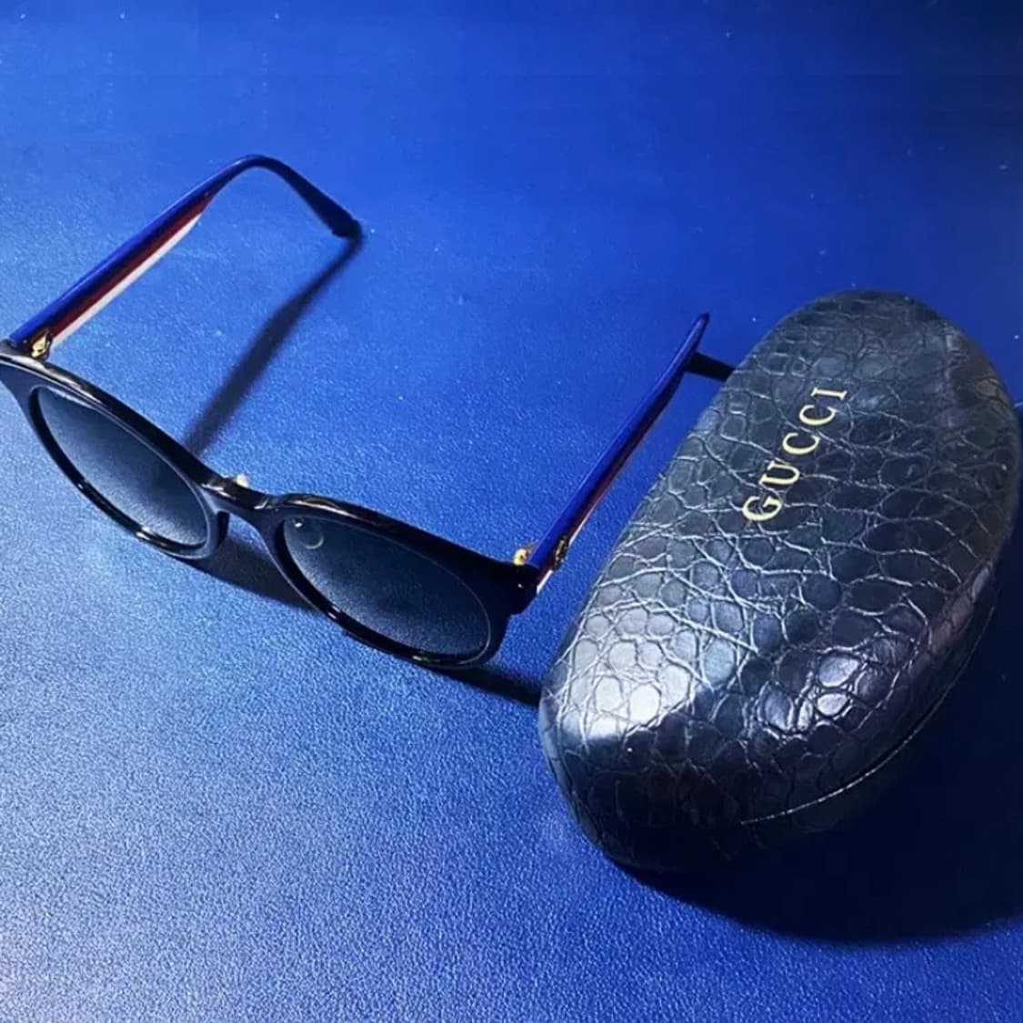[정품] GUCCI 구찌 삼선템플 로고플레이트 선글라스 상품이미지7