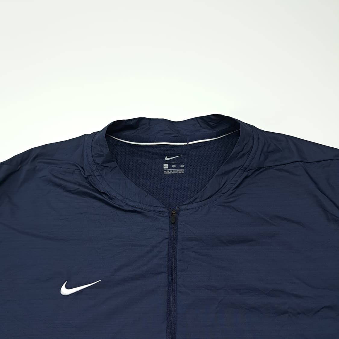 CK085 4XL 나이키 네이비 바람막이 반팔 아노락 상품이미지2