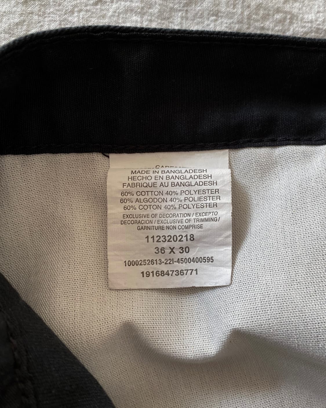 랭글러 페인팅 블랙 카고 팬츠 상품이미지10