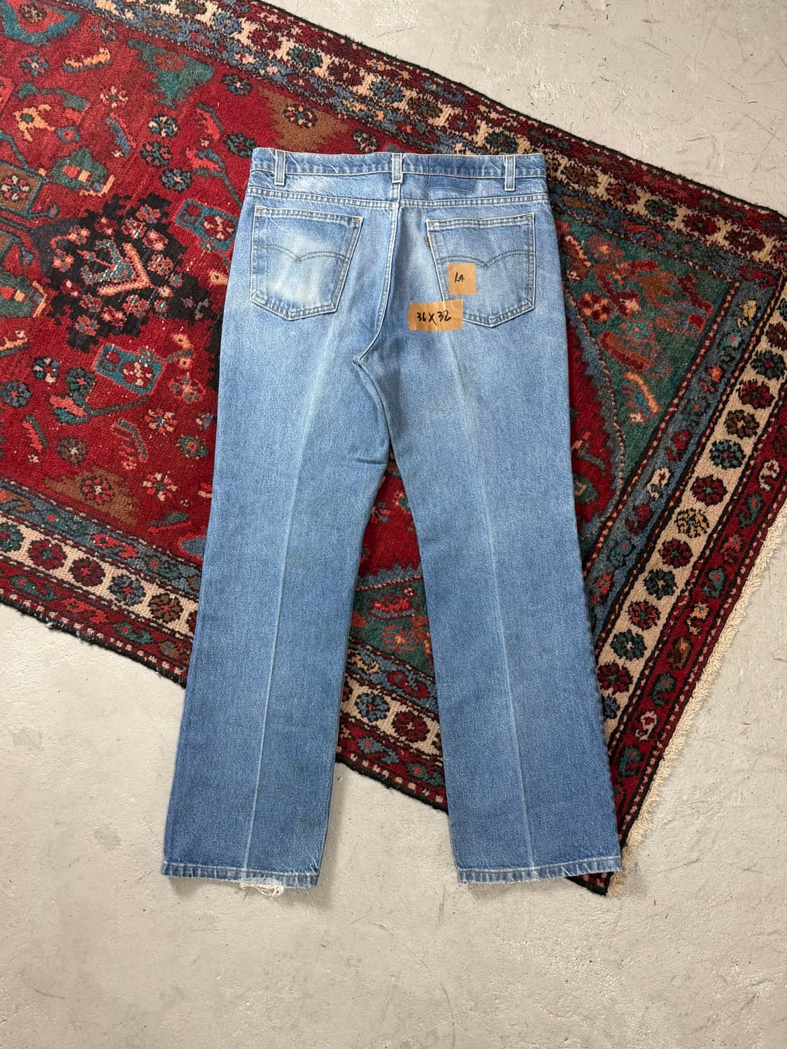 90's USA 빈티지 리바이스 517 오렌지탭 부츠컷 상품이미지4