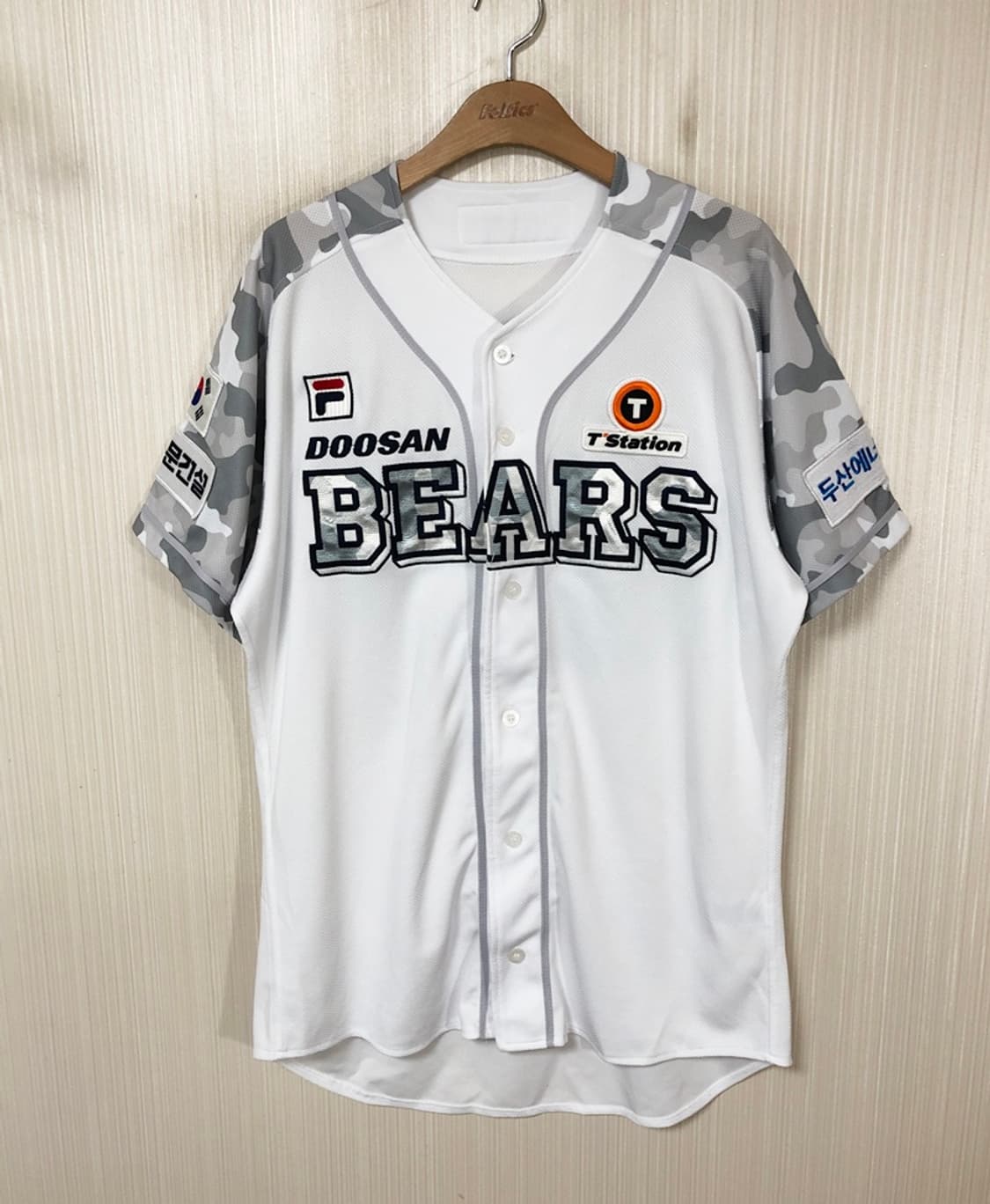 KBO 필라 두산베어스 어센틱 밀리터리유니폼/져지 110 #25 양의지 상품이미지1