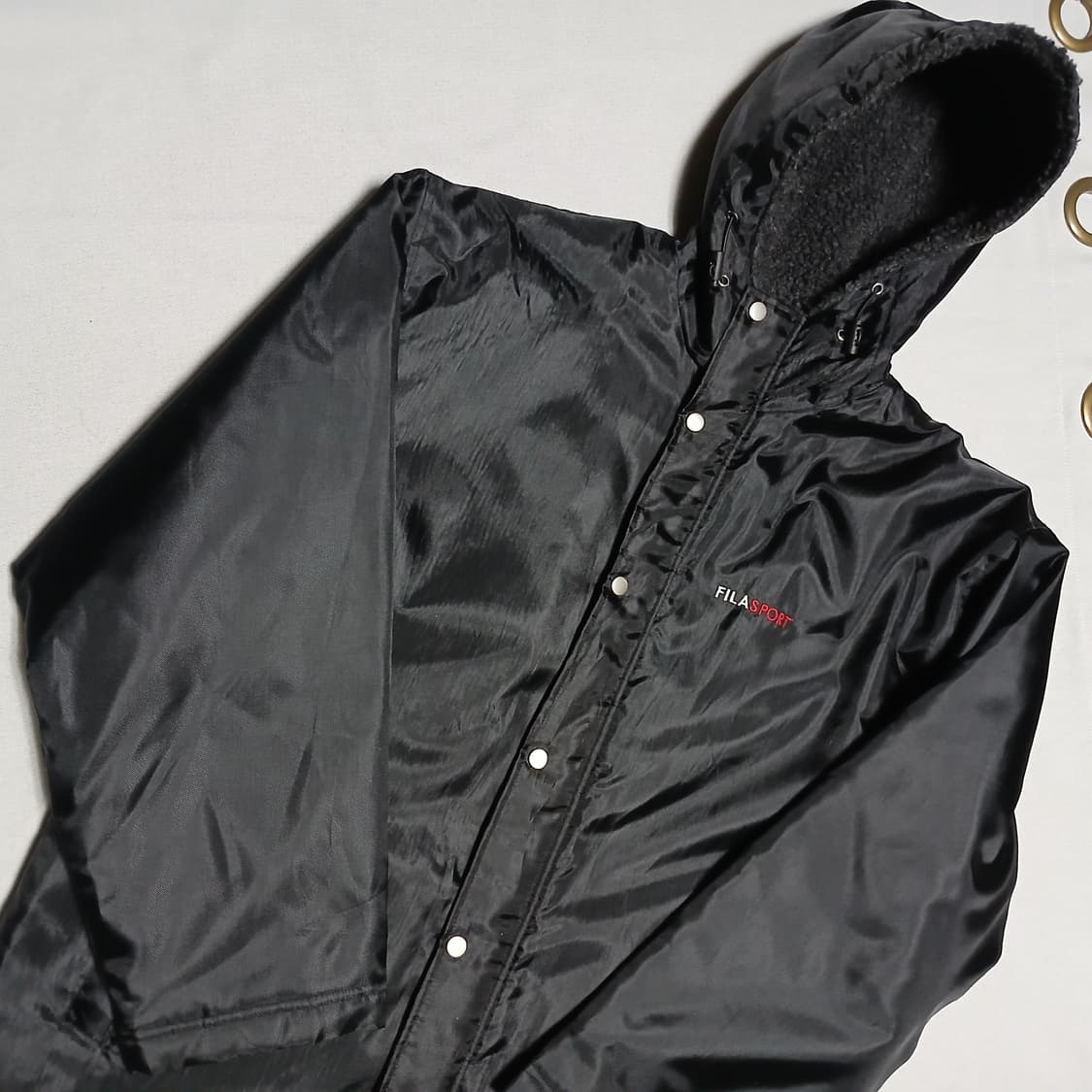 일본판 fila 휠라 필라 벤치코트 양털 누빔 패딩 롱자켓 상품이미지5