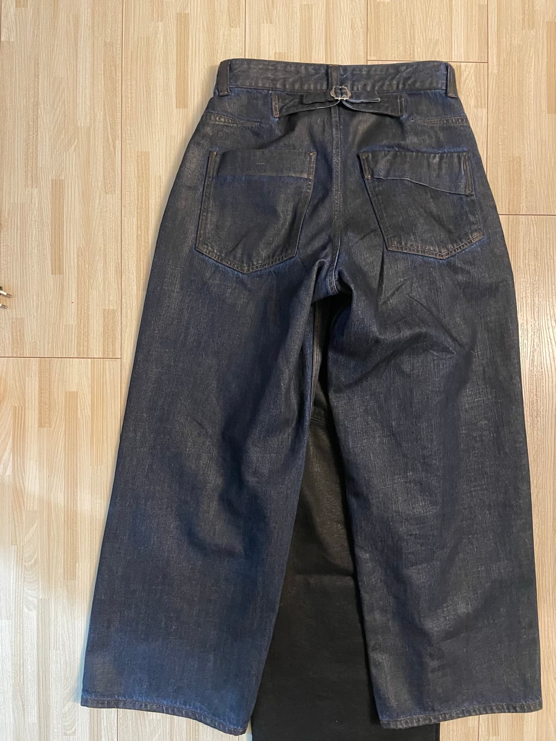 노운x우연 코티드 데님 인디고 0사이즈 상품이미지2