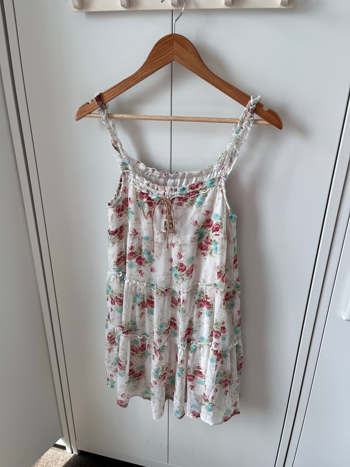  Olive fes olive 올리브데올리브 장미꽃 프릴 원피스 상품이미지5