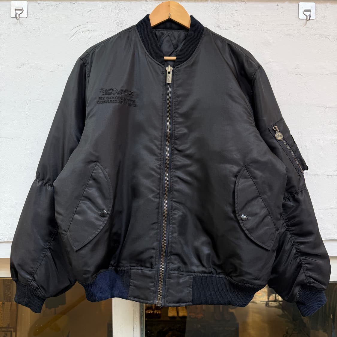 BOMEX 봄버 항공 점퍼 블랙 XL 상품이미지1