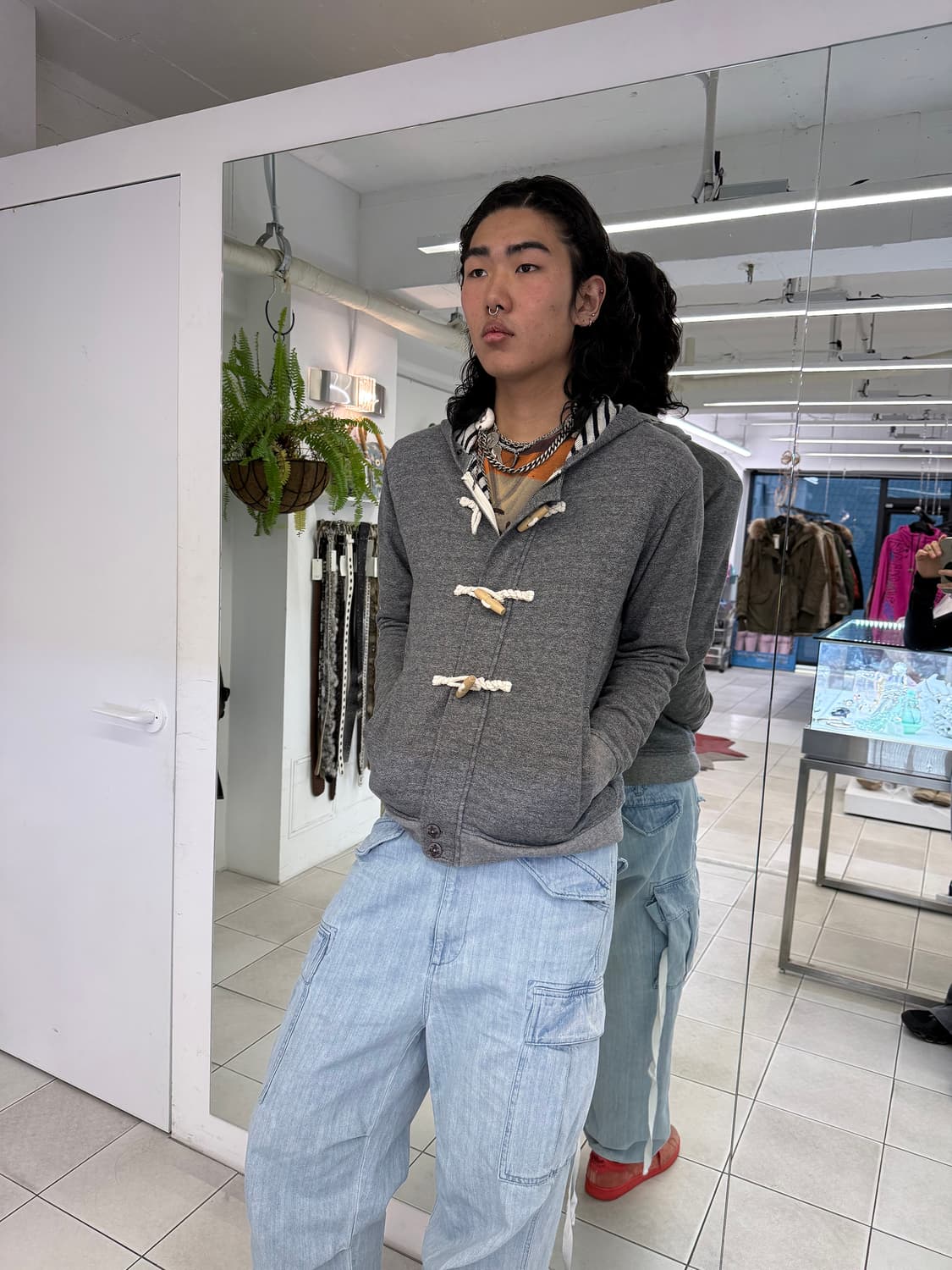 toggle button sweat jacket 상품이미지2