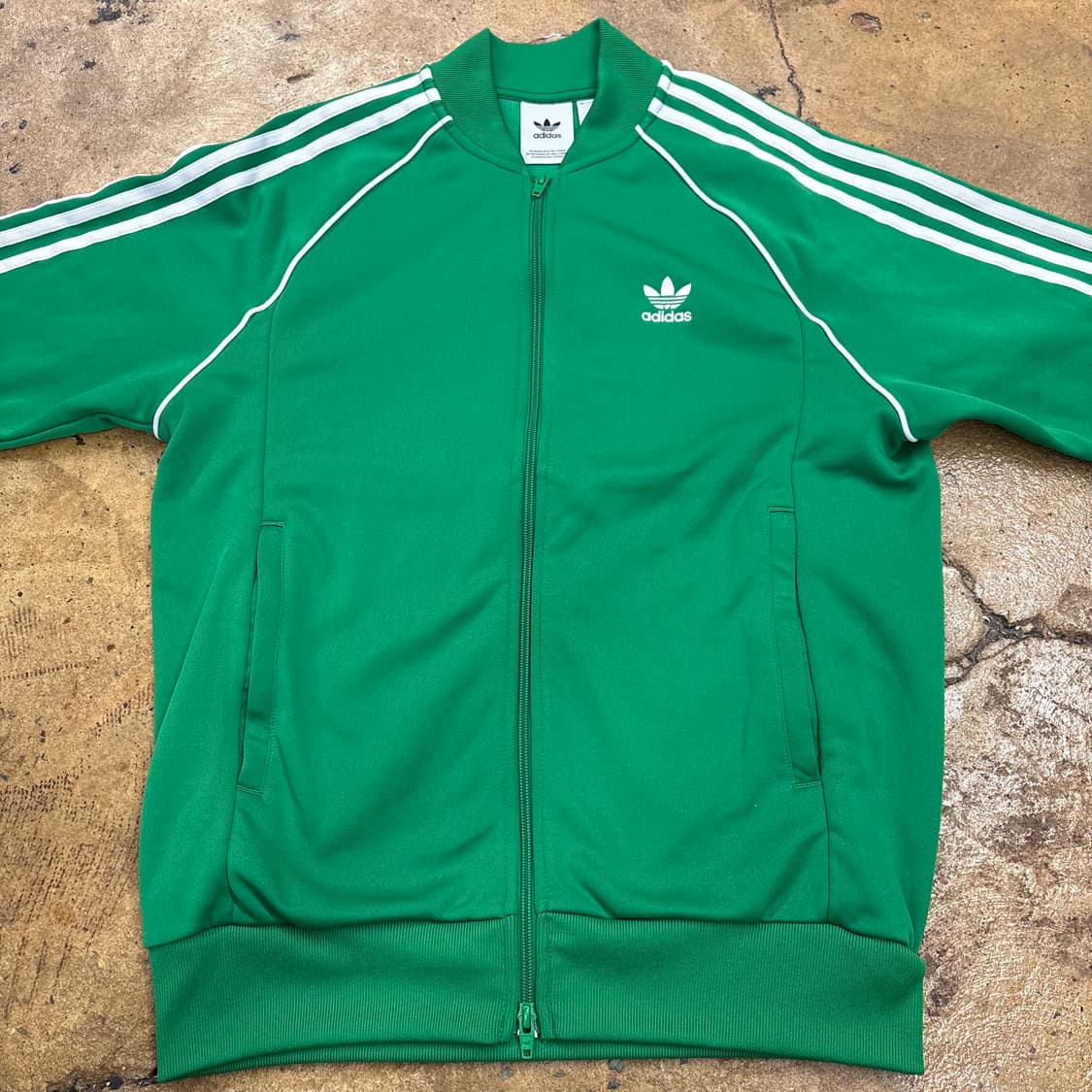 [정품/XL] 아디다스 슈퍼스타 파이어버트 트랙탑 져지 그린 b15 상품이미지3