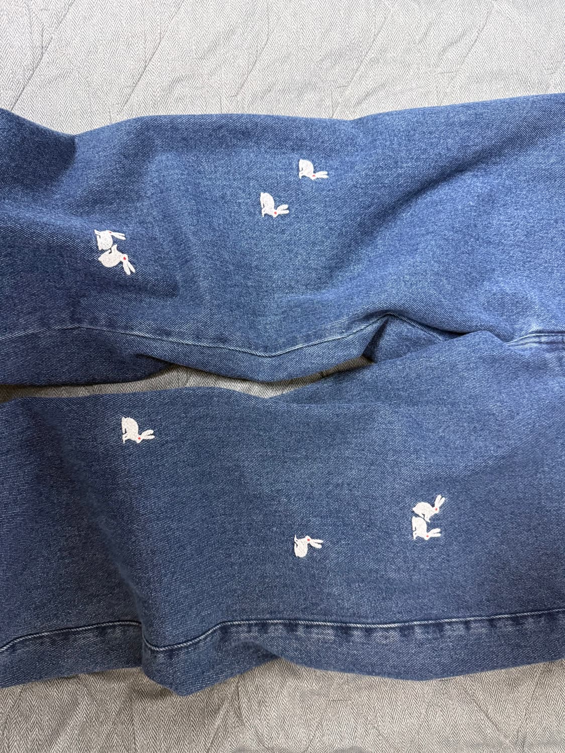 까르네볼란테 A MILLIONHARE DENIM (WASHED BLUE) 상품이미지5