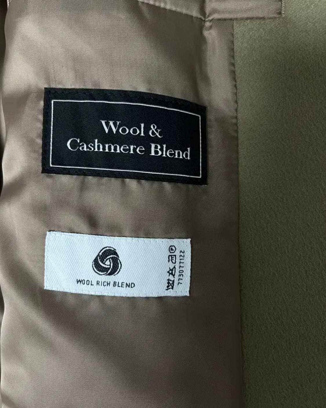 S)인사일런스 캐시미어 체스터 코트 ASH BEIGE 상품이미지3