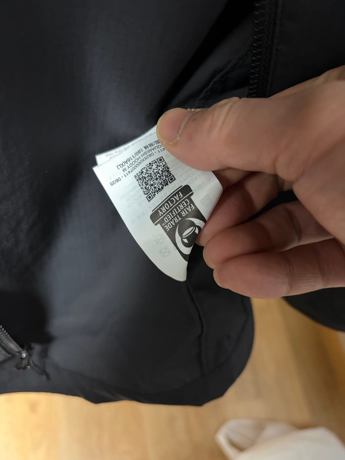 아크테릭스 스쿼미시 후디 블랙 XL 상품이미지4