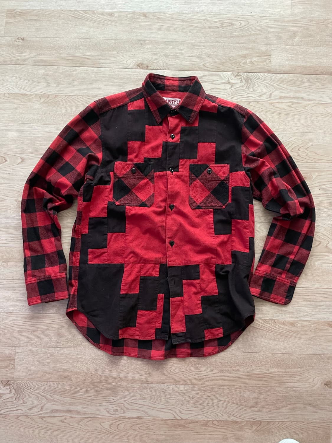 꼼데가르송x간류 기모셔츠 상품이미지1