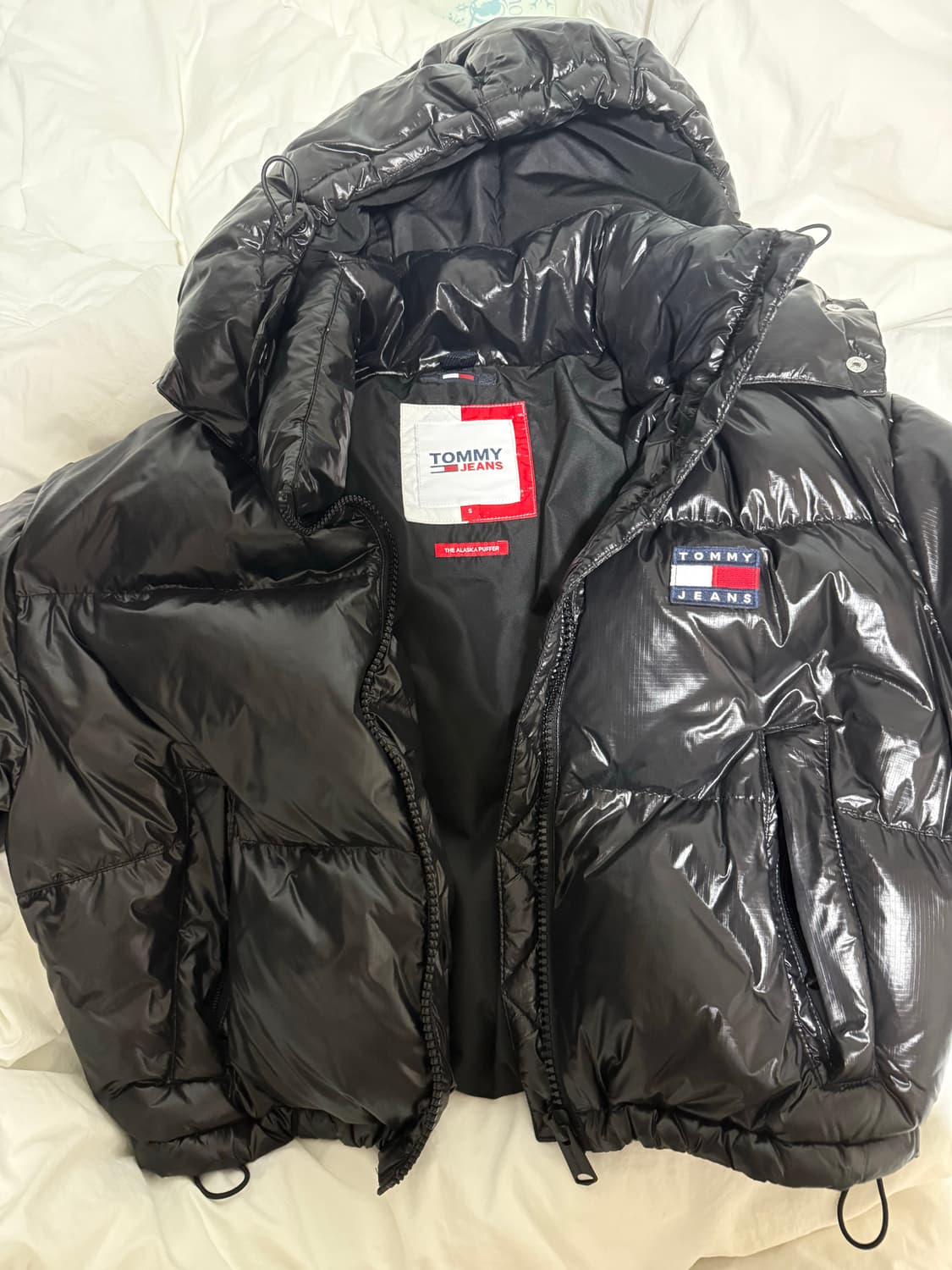 타미힐피거 여성 크롭 패딩 상품이미지1