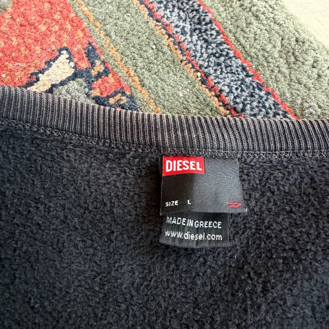 디젤 페이디드 크루넥 스웻셔츠 상품이미지4