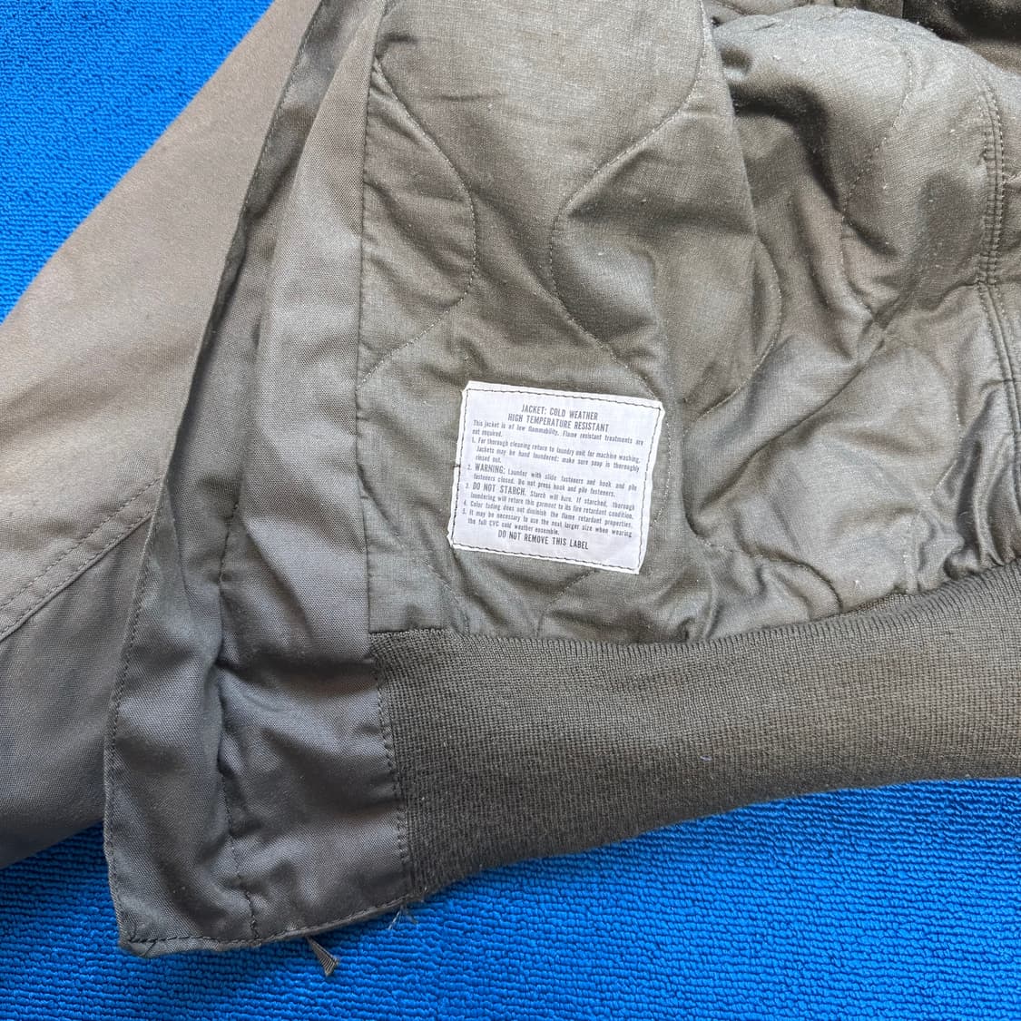 80‘s CVC 탱커 자켓 USA 상품이미지8