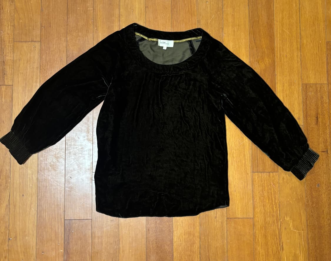 이자벨 마랑 벨벳 실크 티셔츠 상품이미지1