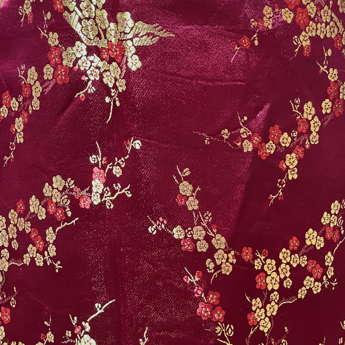 [Vintage] 버건디 골드 치파오 상품이미지5