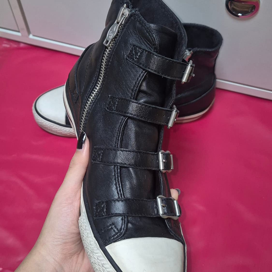 Ash 레더 하이탑 스니커즈 상품이미지2