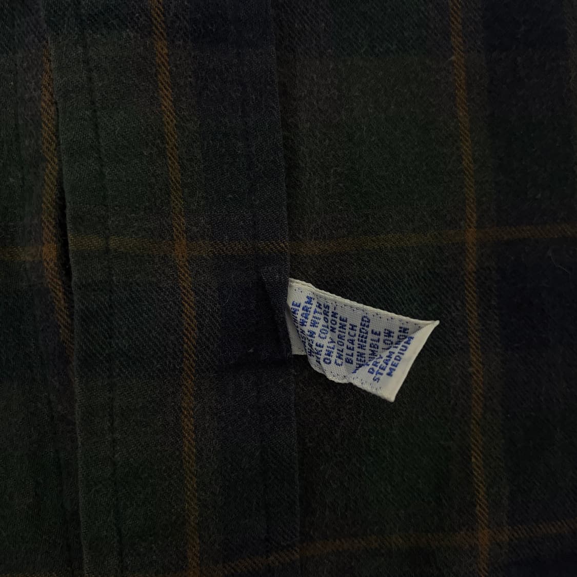 Polo  폴로 랄프로렌 90,s 자수 코튼 타탄체크 빅셔츠 상품이미지5