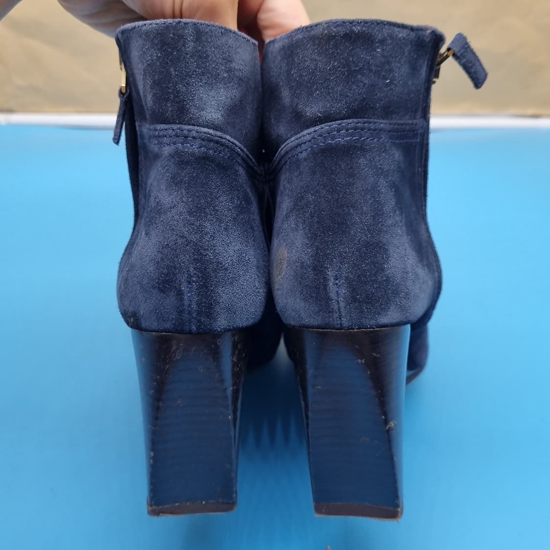 랑방 스웨이드 앵클부츠 230 굽9 상품이미지4