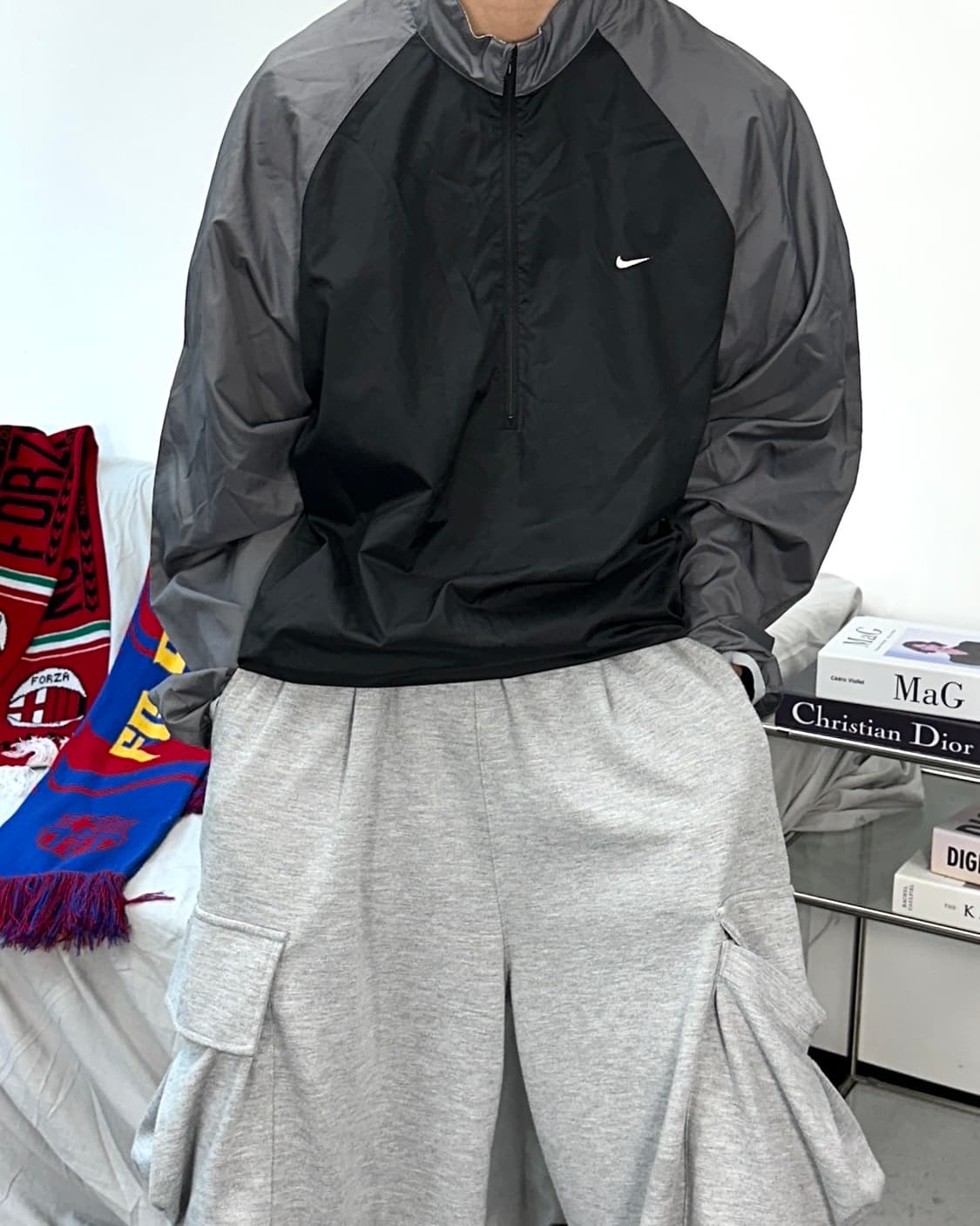 나이키 00s 블랙 그레이 웜업 2XL 상품이미지1