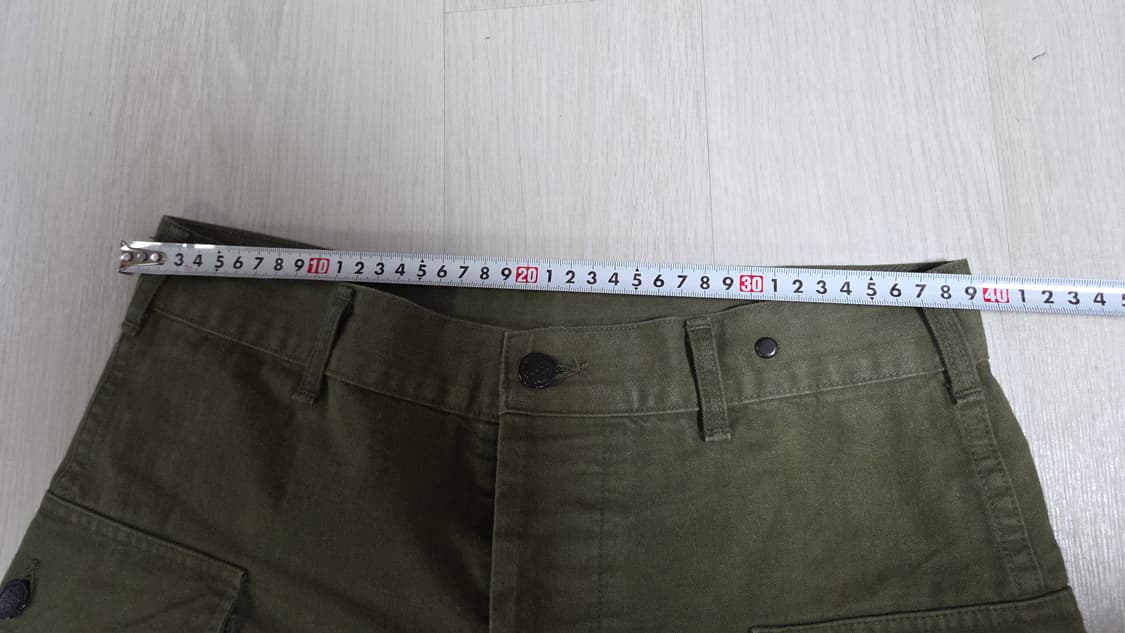 (착샷) 오어슬로우 투포켓 카고 팬츠 m43 퍼티그 상품이미지6