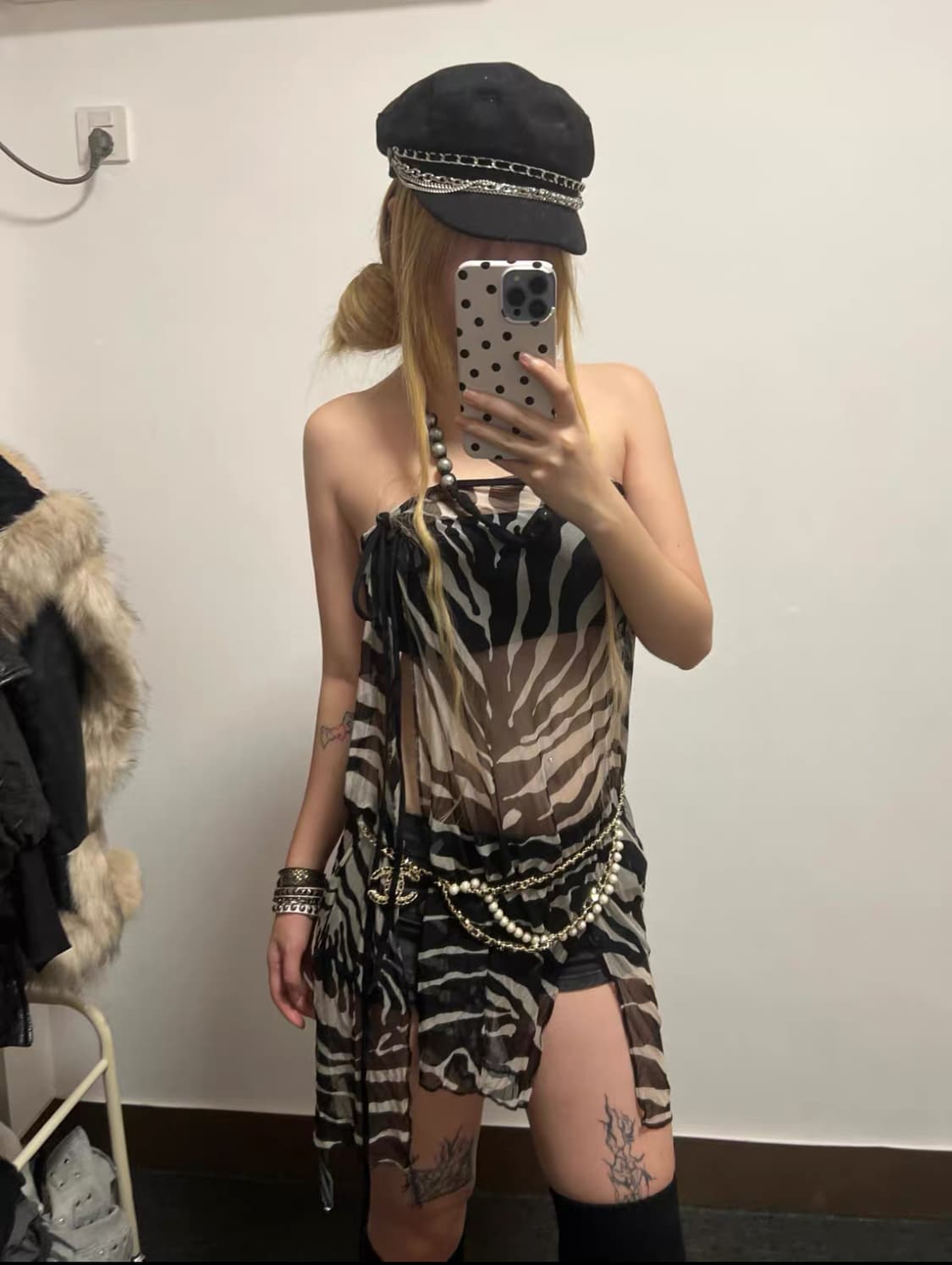 dolce&gabbana 빈티지 지브라 스커트 상품이미지4