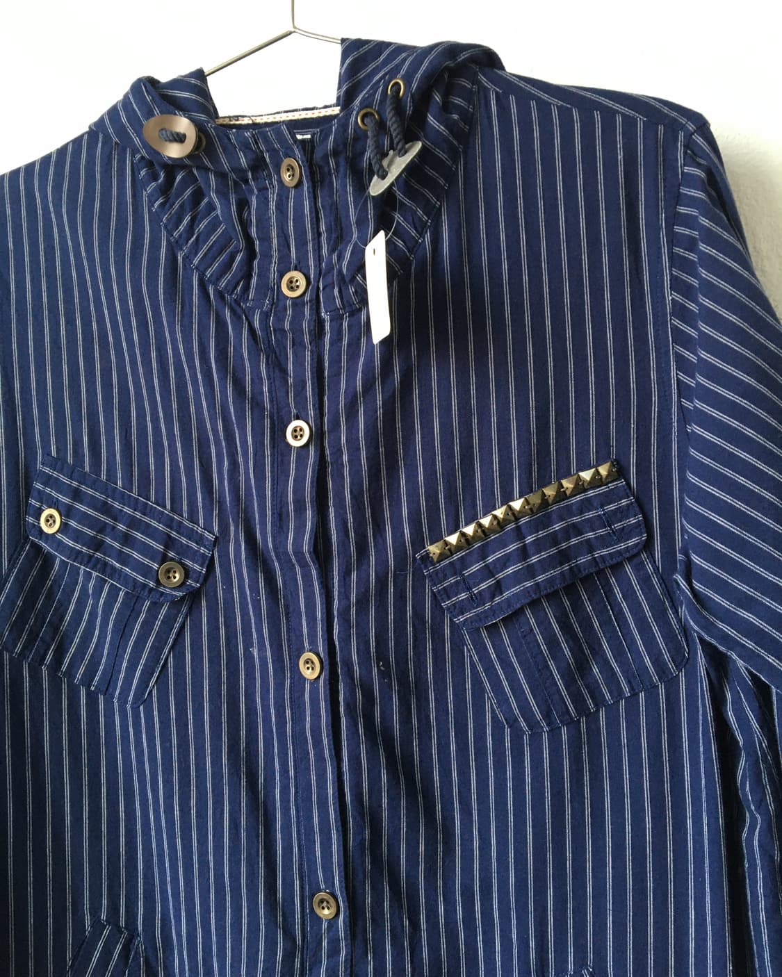 Stripe pattern hood jacket 상품이미지5