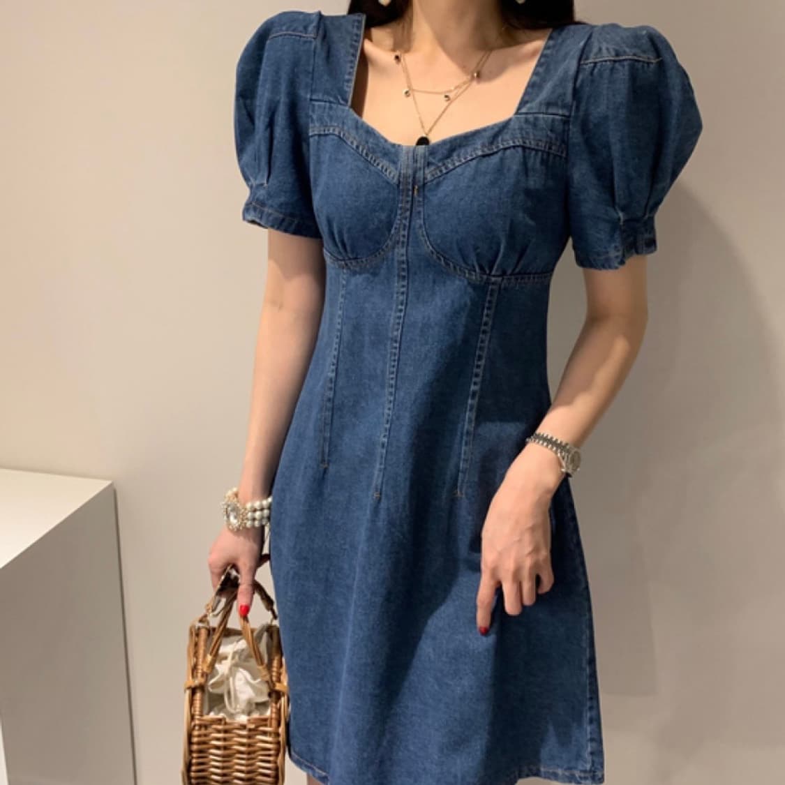데님 원피스 상품이미지1
