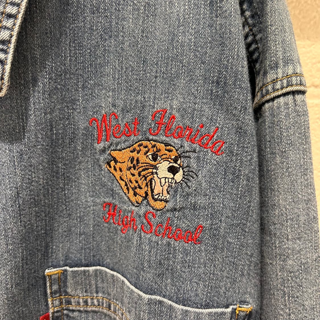 Levis Embroidered Denim Shirts 상품이미지5