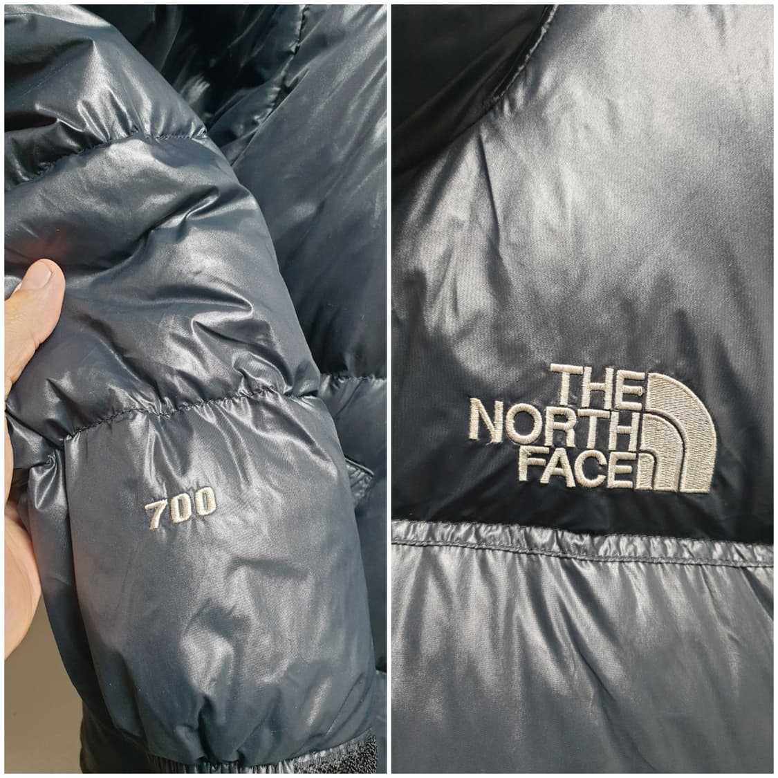 [남95] 노스페이스 눕시패딩700 블랙 상품이미지4