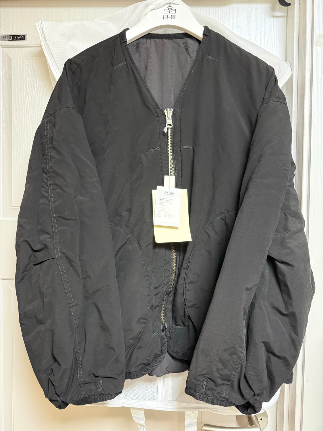 폴리테루 리버시블 라이너 자켓 블랙 차콜 3팝니다 상품이미지1