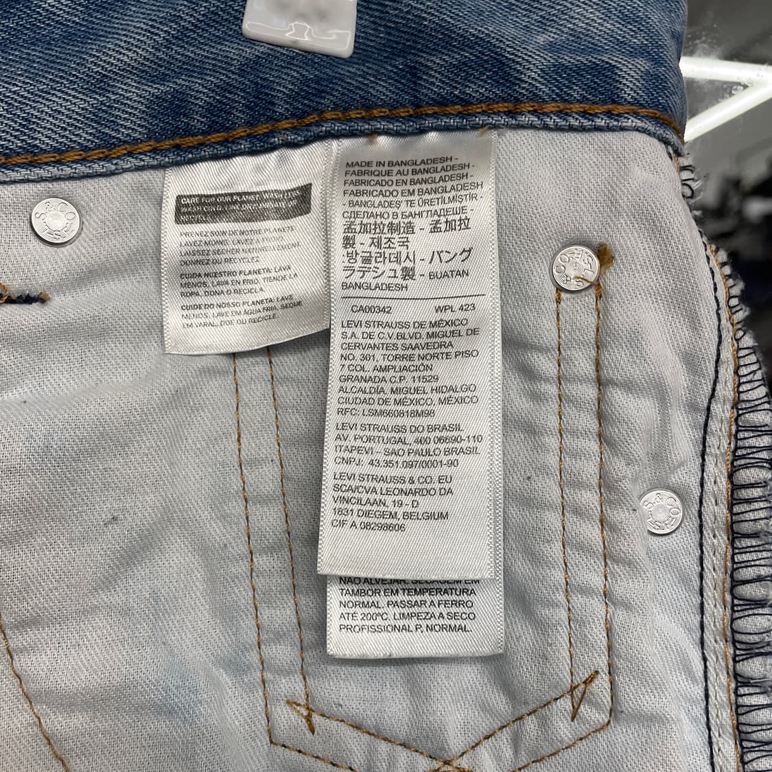 리바이스 550 라이트 블루 워시드 상품이미지9