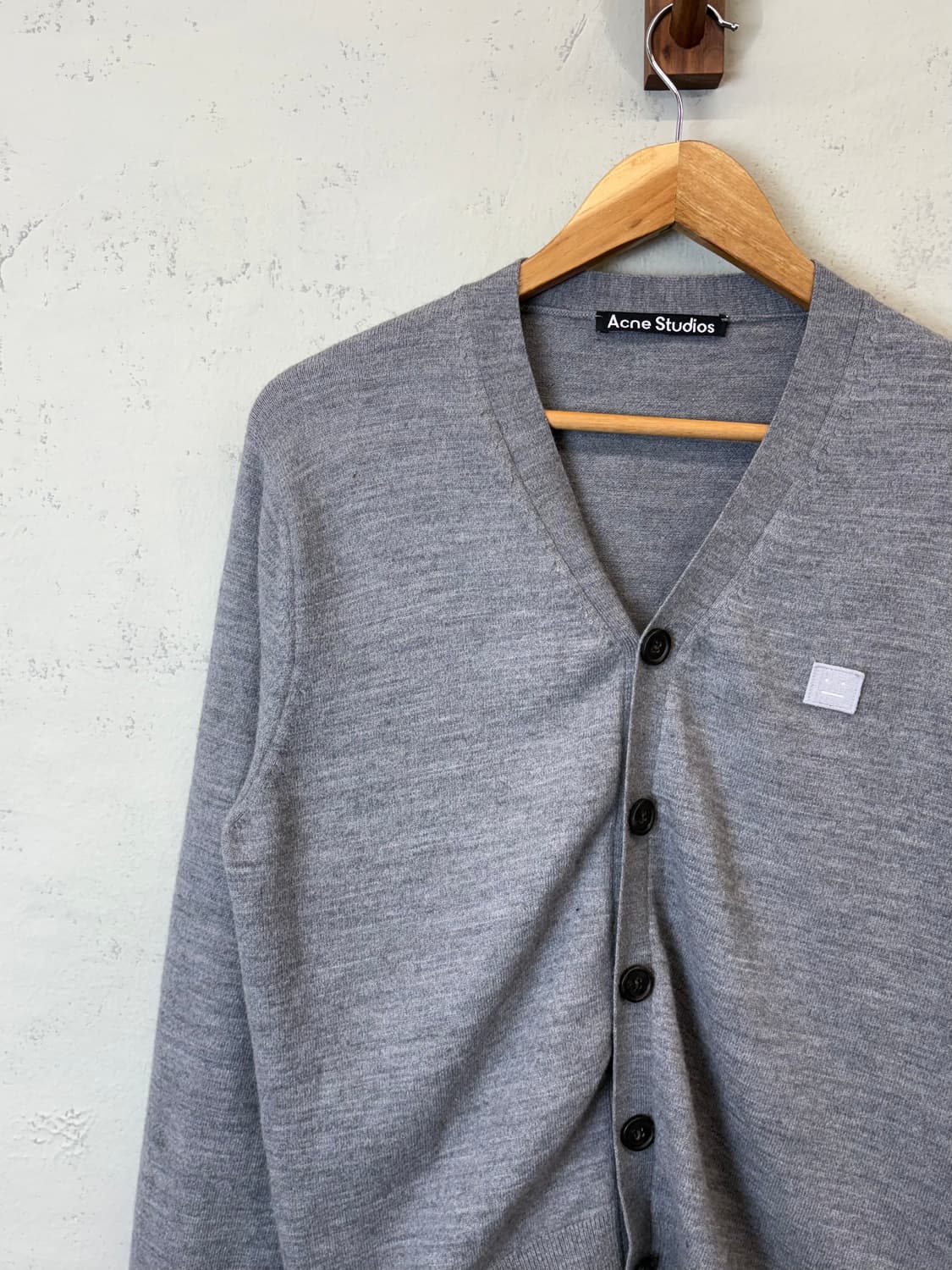 아크네스튜디오 케베페이스 울 니트 가디건 그레이 상품이미지5